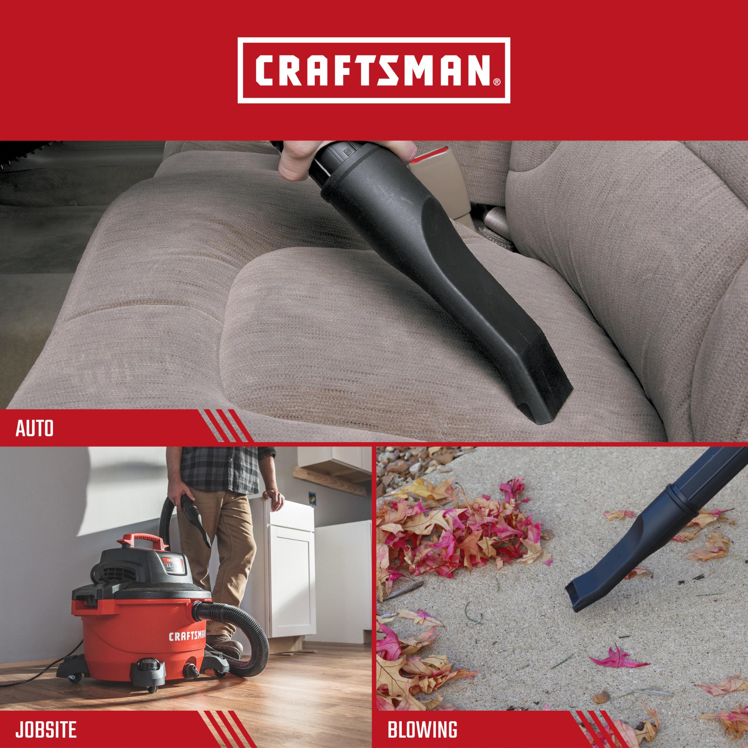 Amazon.com: CRAFTSMAN CMXZVBE38620 2-1/2 in. Car Nozzle Wet Dry